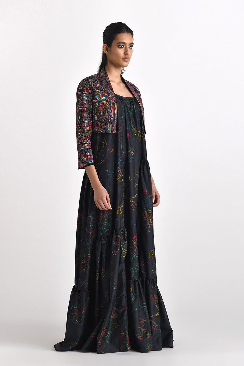 Achilles Embroidery Short Jacket