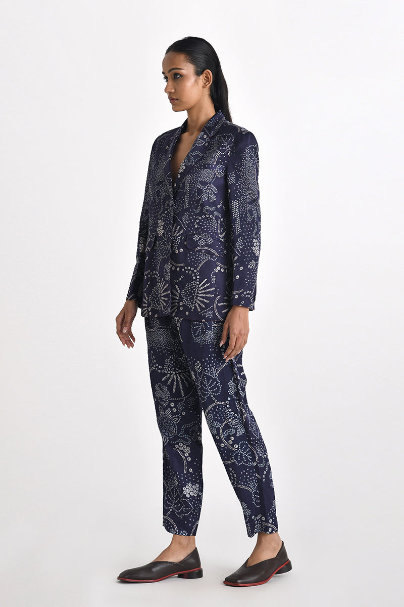 Argolis Lapel Printed Jacket