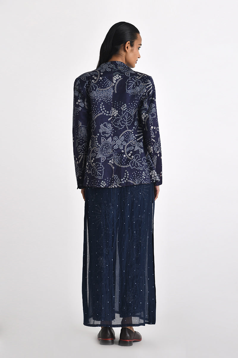 Merbaka Front Open Printed Jacket