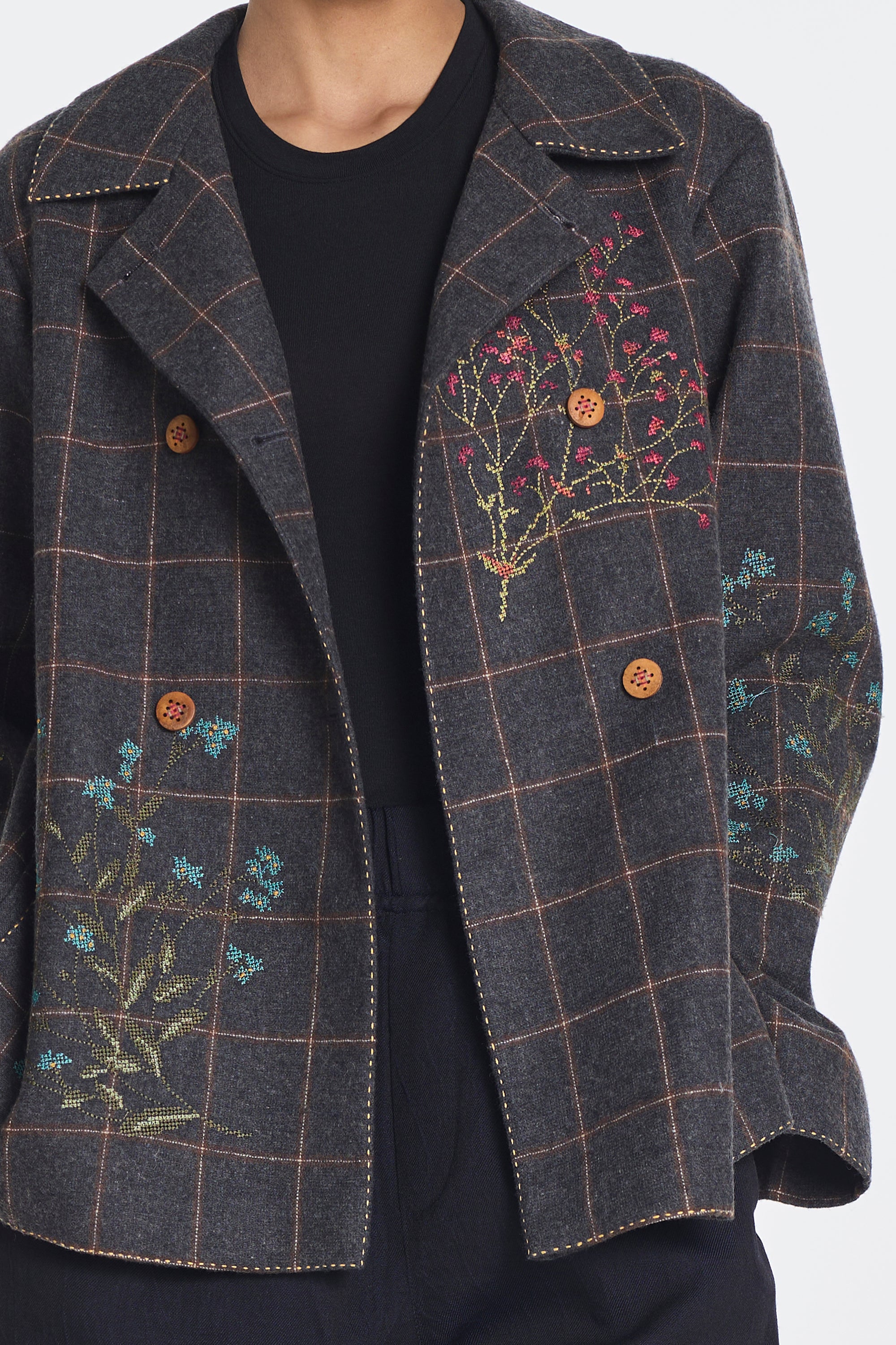 Marvel Cross stitch Embroidered Jacket