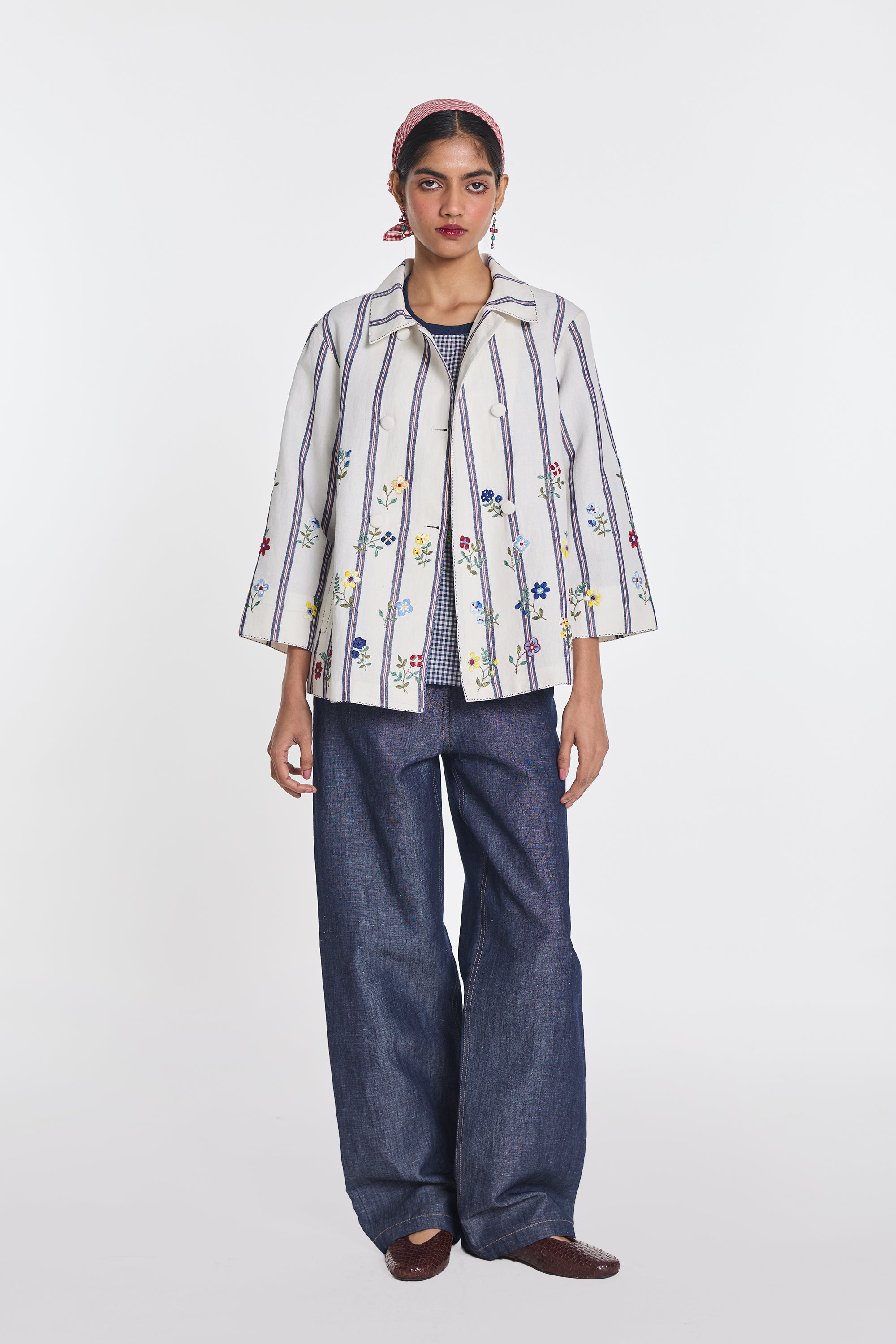 Gomphrena double breast jacket