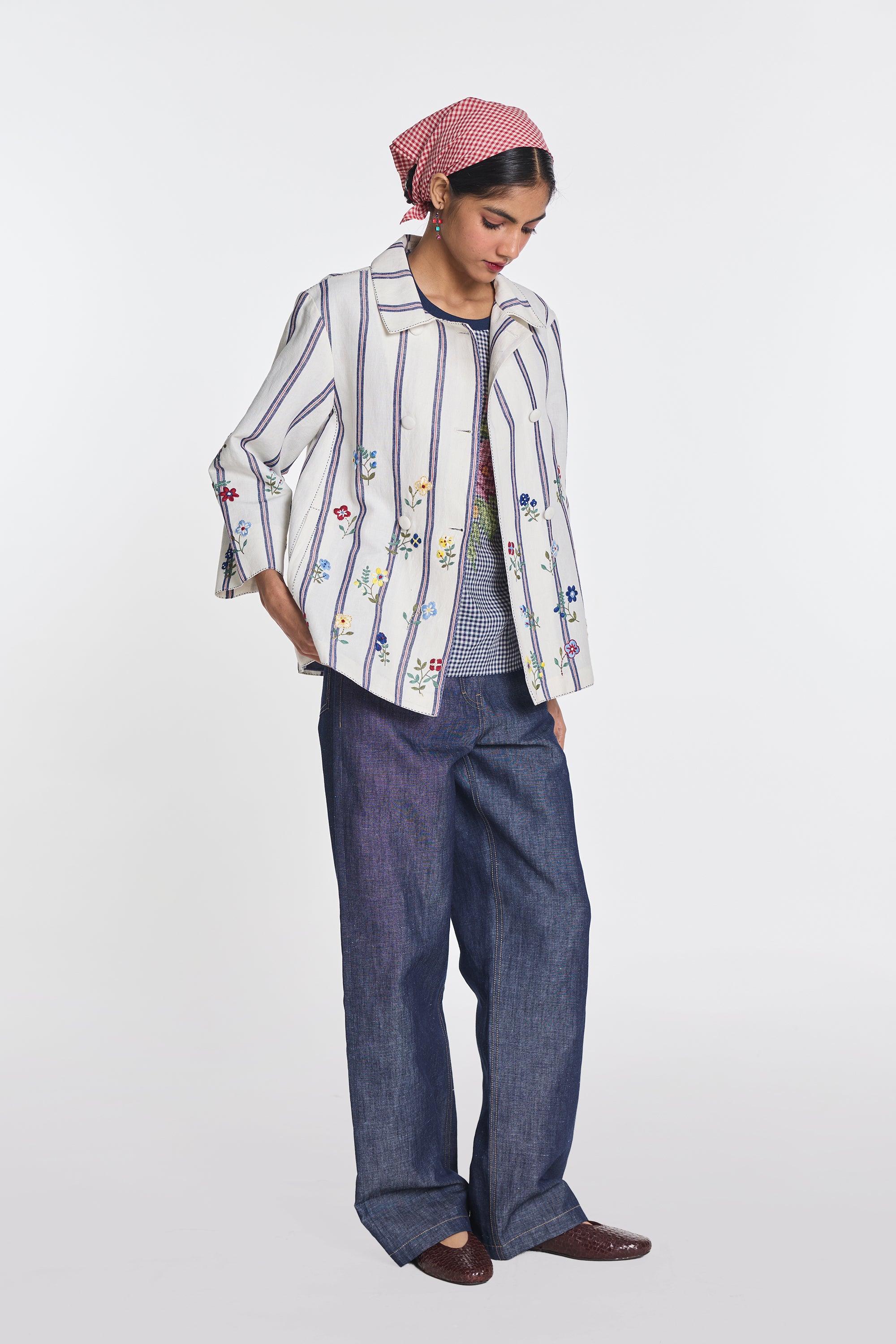 Gomphrena double breast jacket
