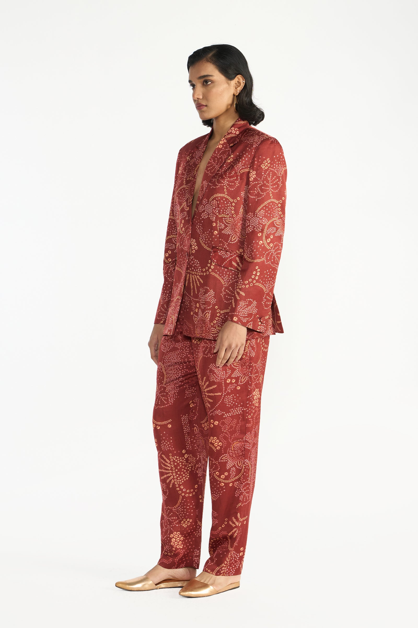 tinos printed bhandhini pants