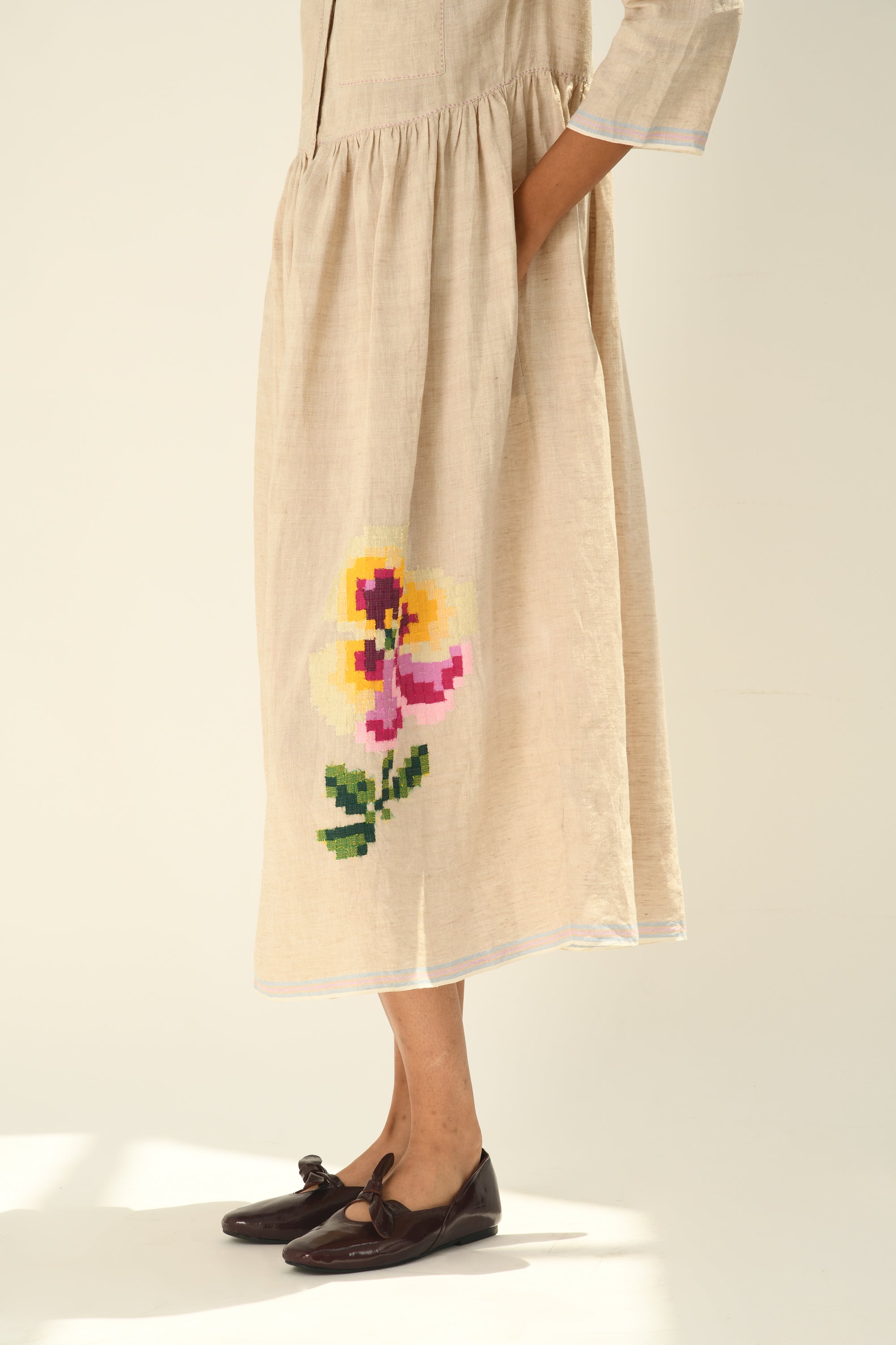 Massiana Embroidery Dress