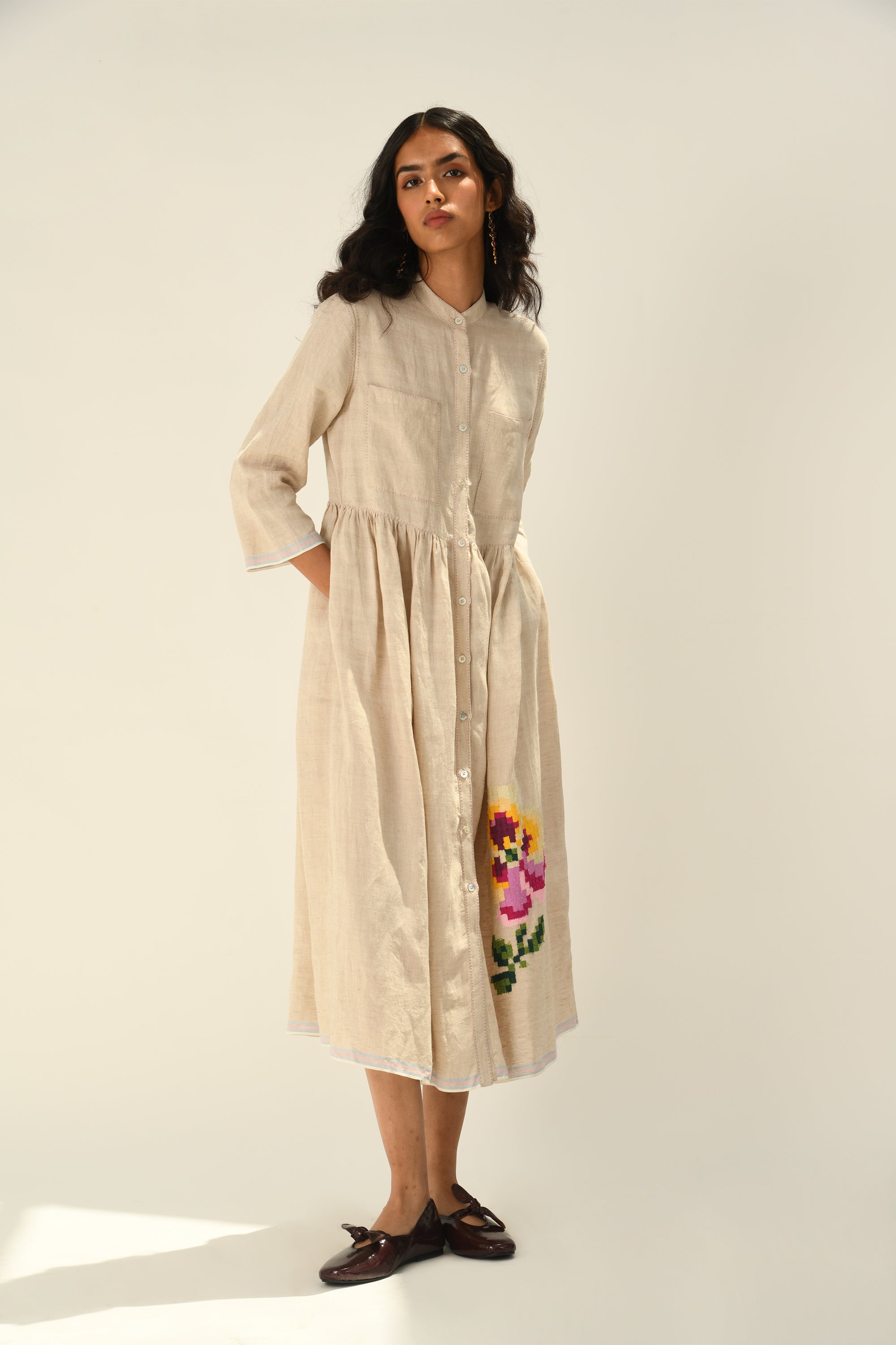 Massiana Embroidery Dress