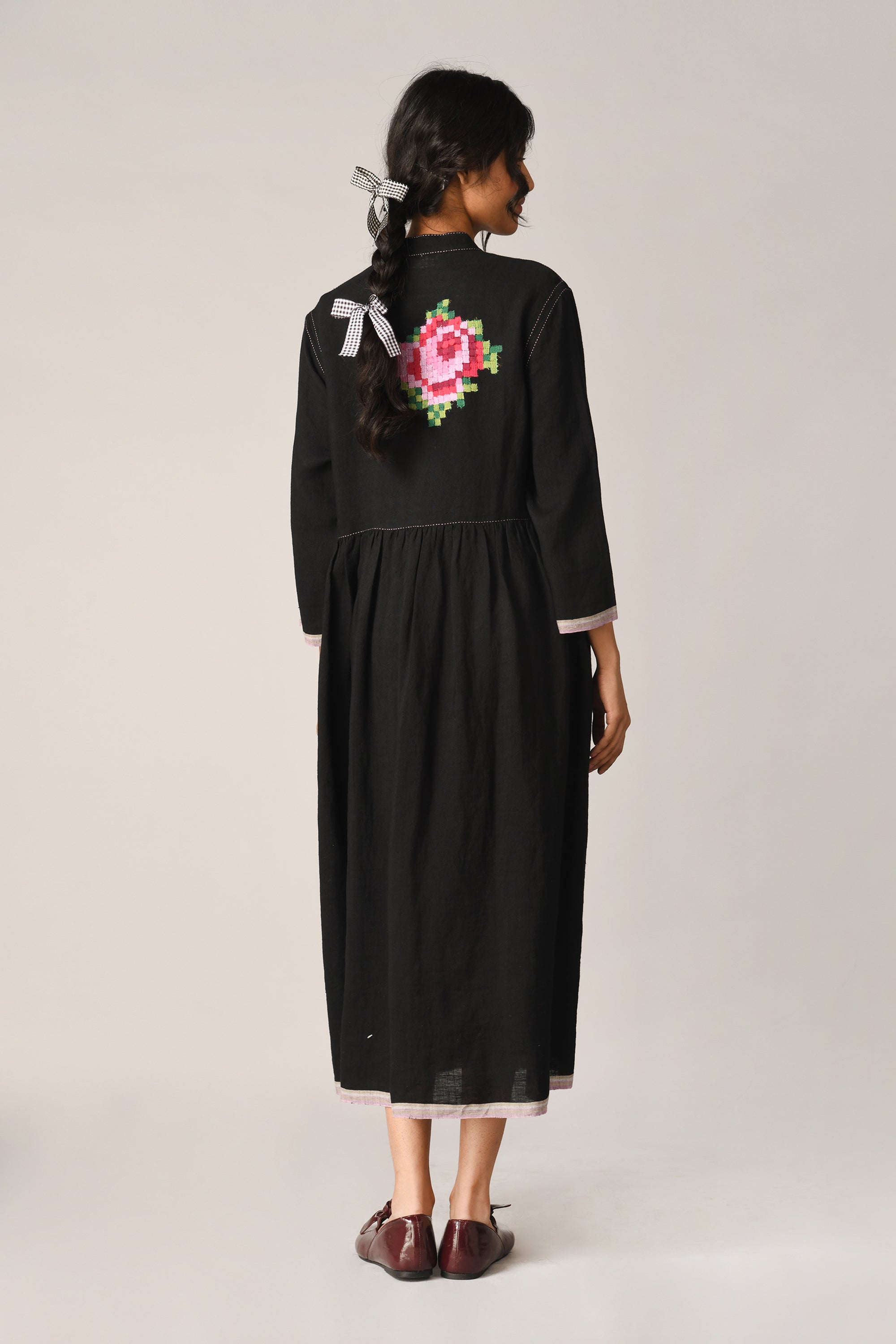 Bella Applique Embroidery Dress