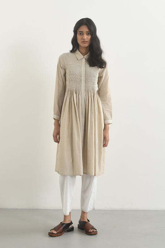 BRESCIA SMOCKED TUNIC