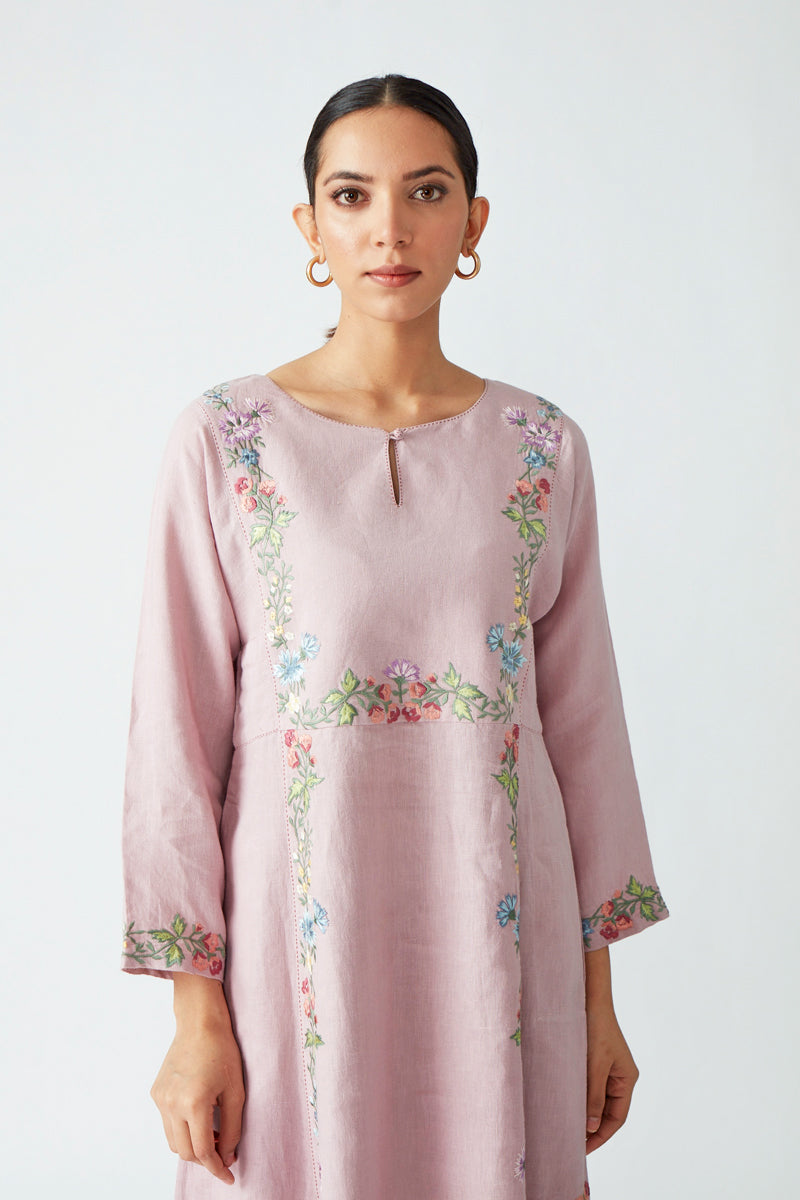 Viburnum Embroidered Kurta Set