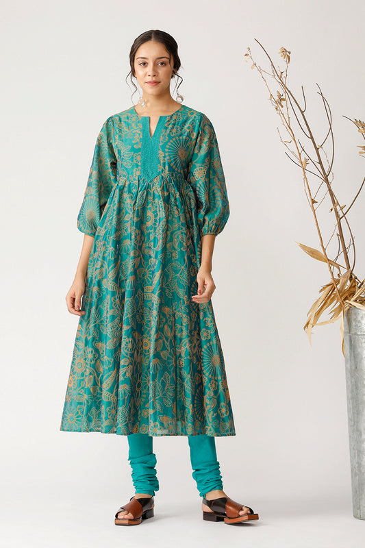 Kalidaar embroidered kurta