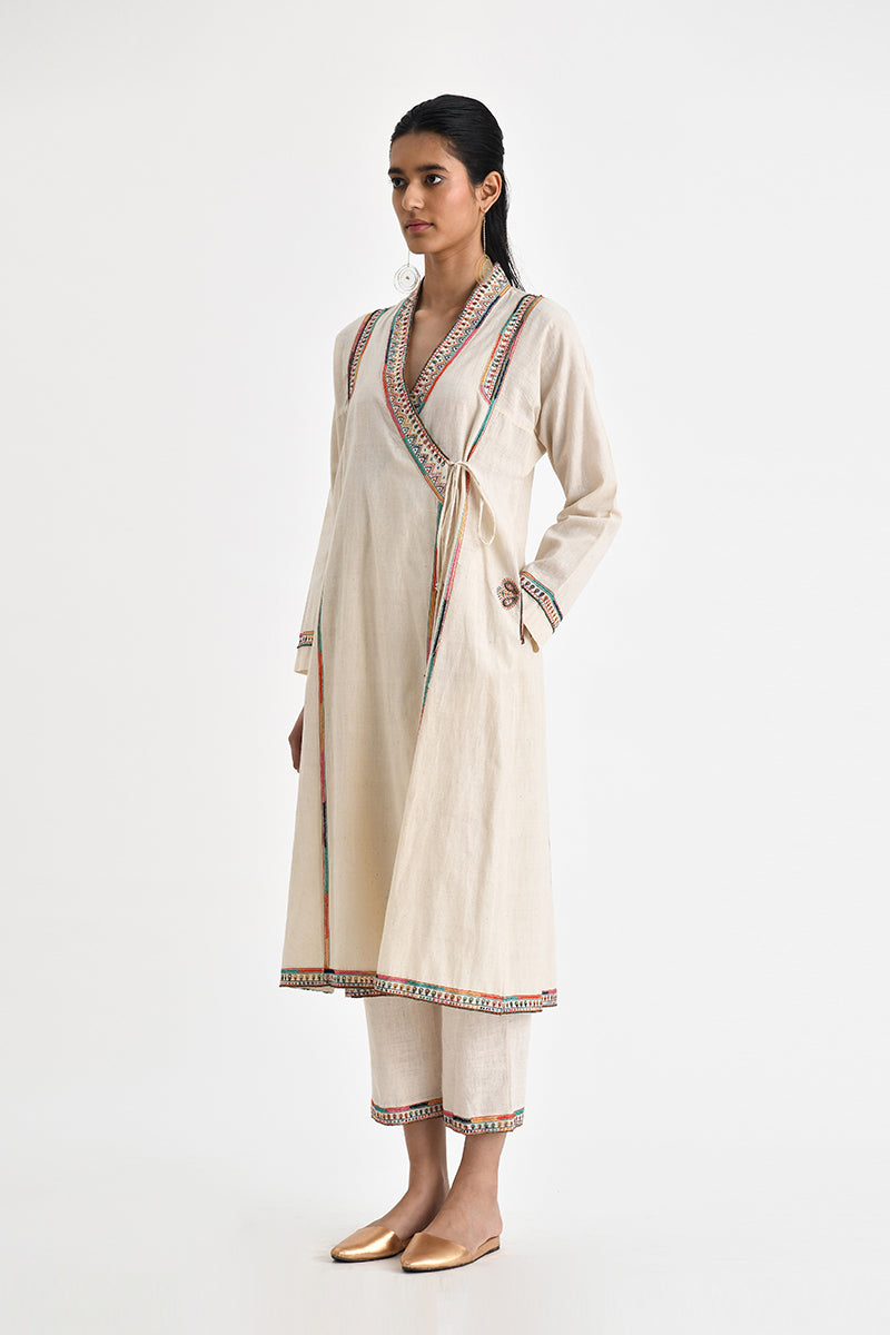 Paros Embroidered Tunic With Pants