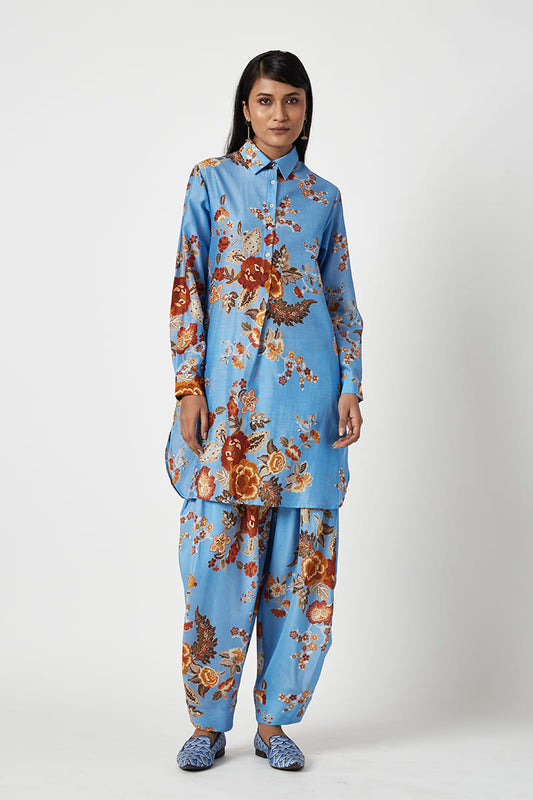 ANDINI PRINTED KURTA SET (2PCS)