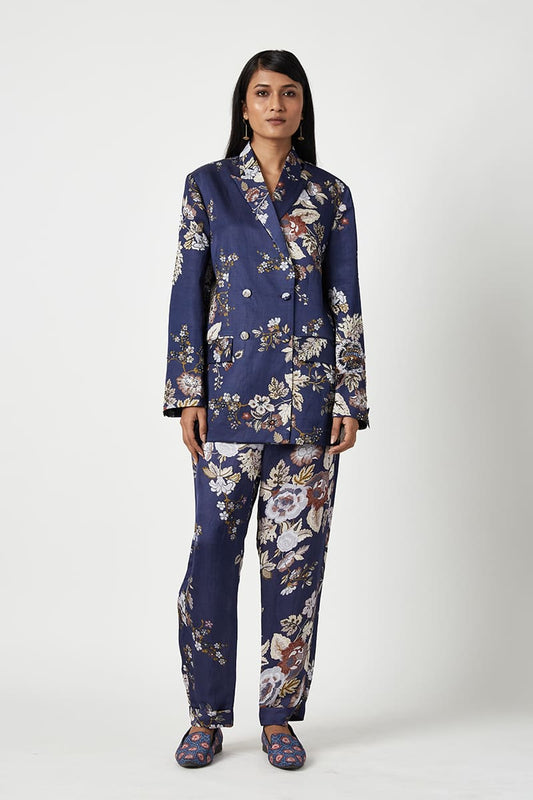 AGUNG PRINTED JACKET WITH EMBELLISHMENTS