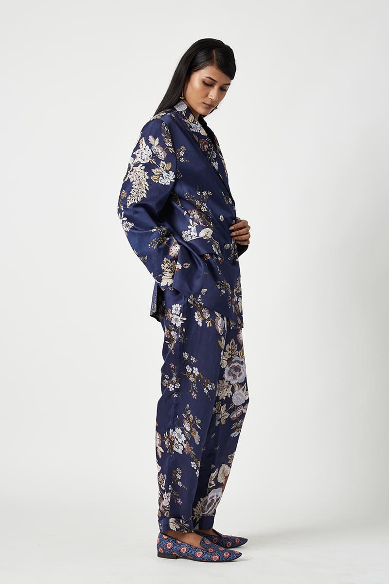 AGUNG PRINTED JACKET WITH EMBELLISHMENTS