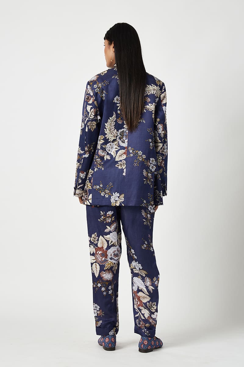 AGUNG PRINTED JACKET WITH EMBELLISHMENTS