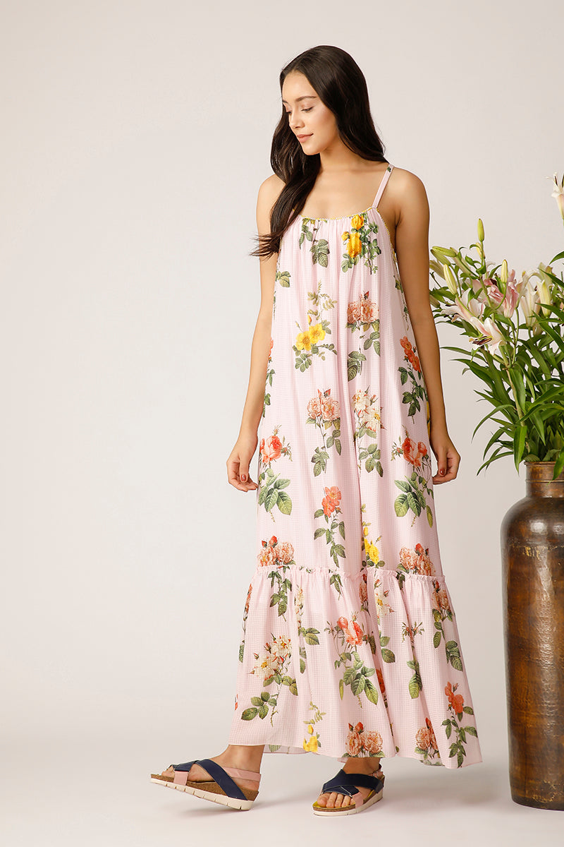 Vitacea Printed Maxi