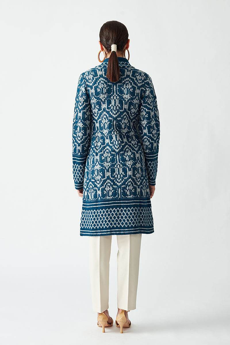 Knitted Jacquard Jacket