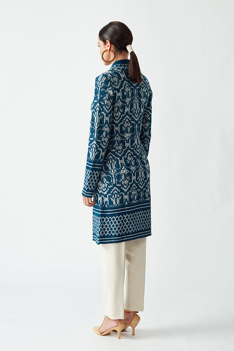 Knitted Jacquard Jacket