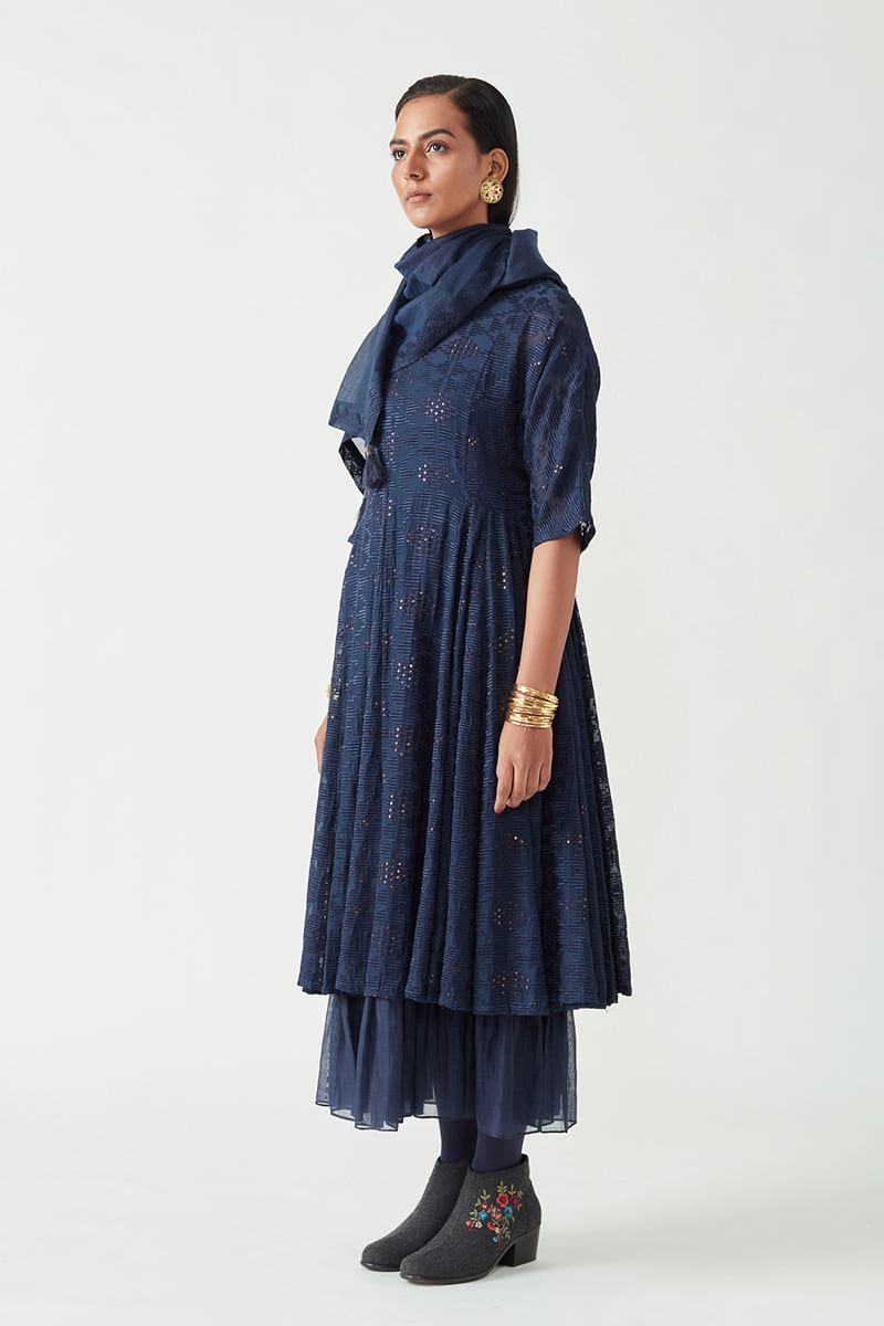 ALMA EMBROIDERED DRESS