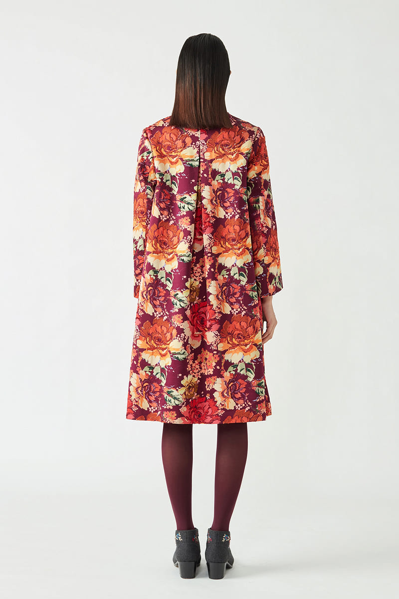 MARIA EMBELLISHED PRINTED JACKET