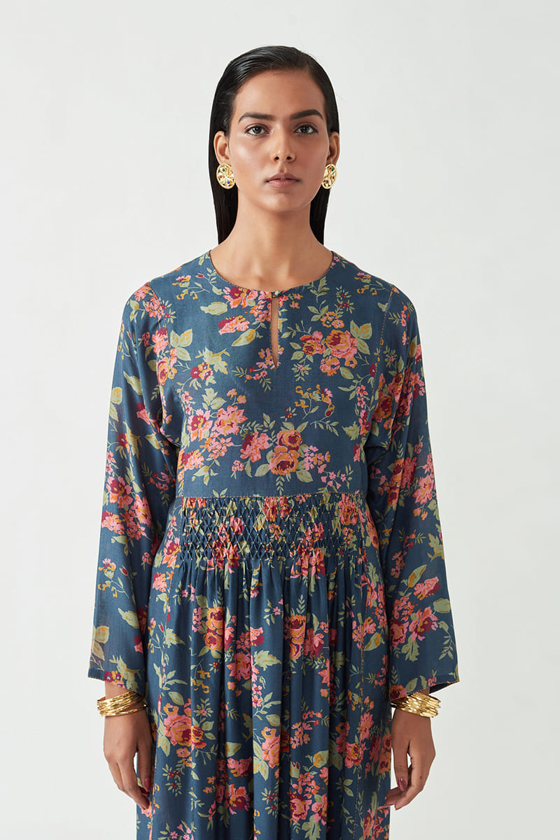 PEPITA PRINTED DRESS