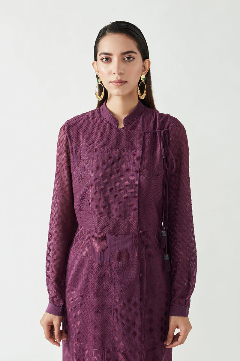 FINOLA EMBROIDERED DRESS