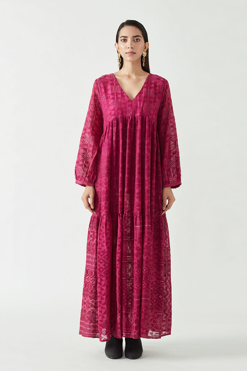 STELLA EMBROIDERED DRESS