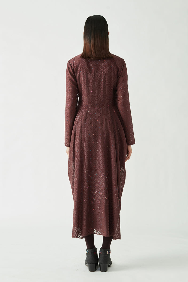 LESTER EMBROIDERED DRESS