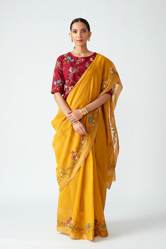 BEGONIA EMBROIDERED BLOUSE (1 PC)