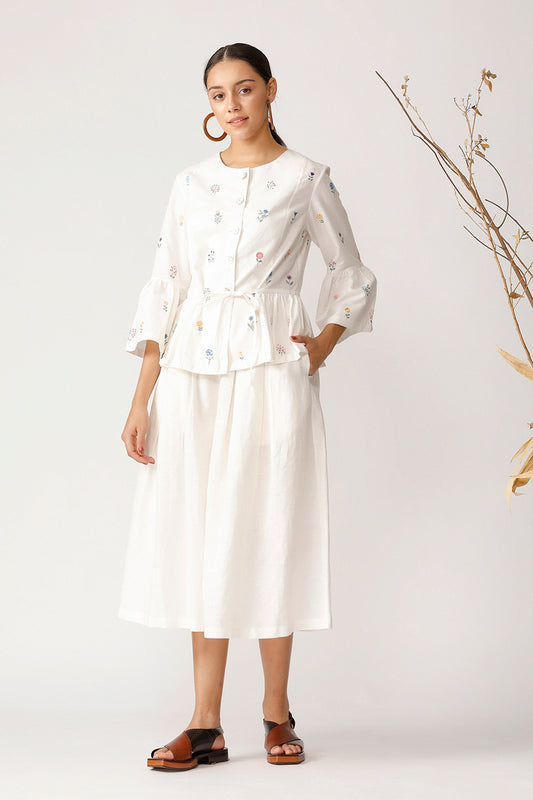 ROWAN PEPLUM JACKET-TOP