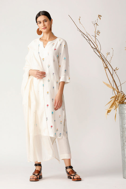 ACACIA LINEN KURTA SET