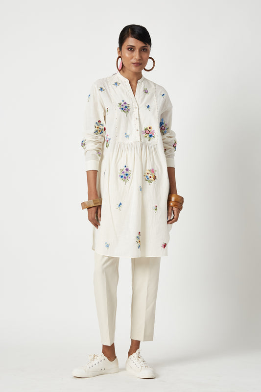 VERSAILLES EMBROIDERED TUNIC