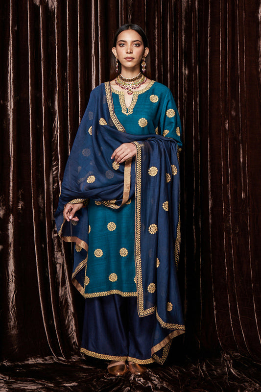 ZEENAT KURTA SET (3PCS)