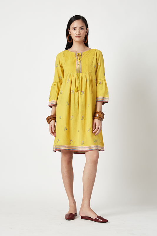 ANNIE EMBROIDERED DRESS