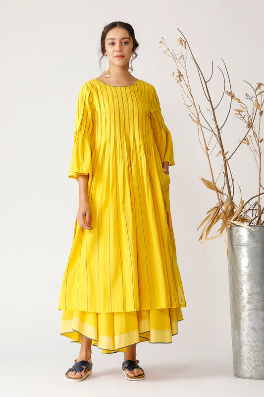 SAMUEL PLEATED DRESS