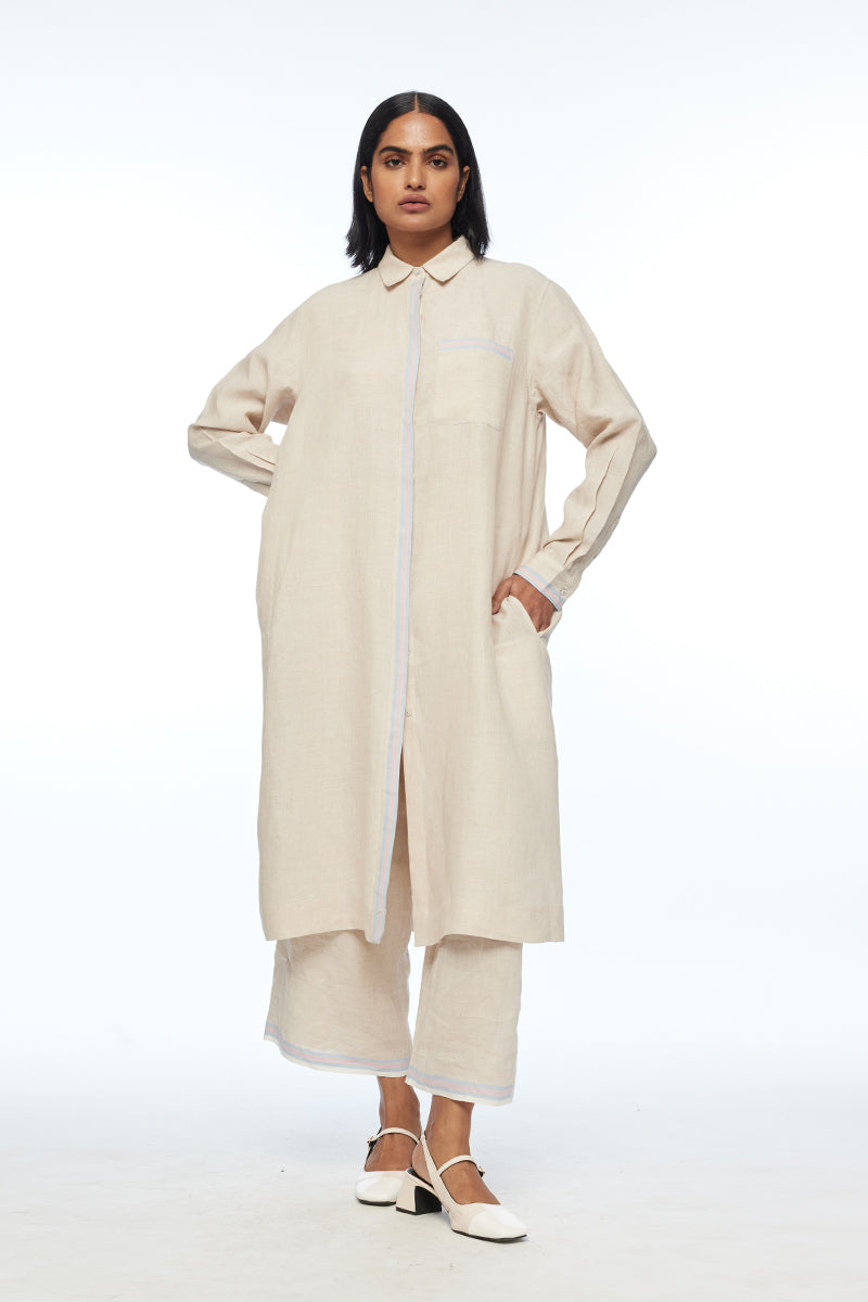 Polyantha Front Open Tunic
