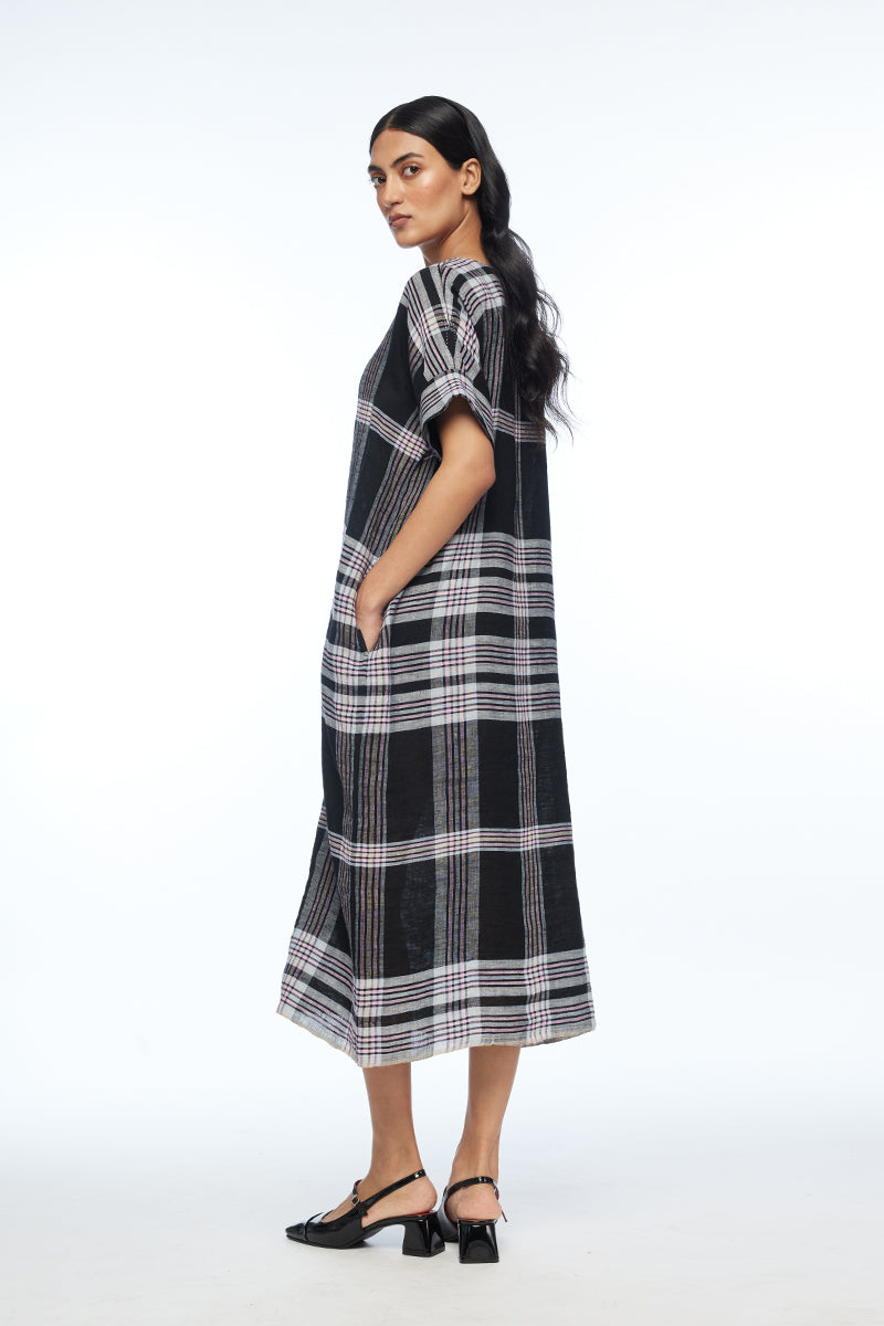 Dumalis Boat Neck Dress