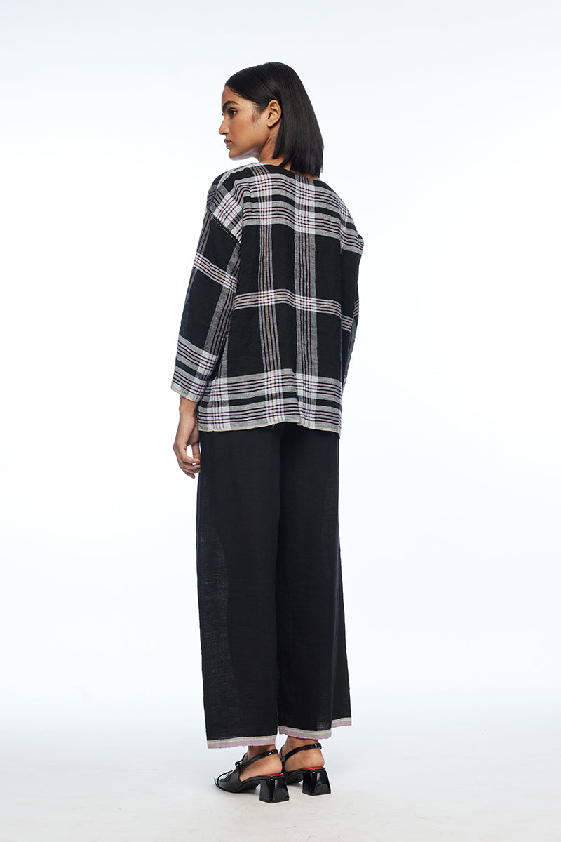 Caesia Boat Neck Boxy Top