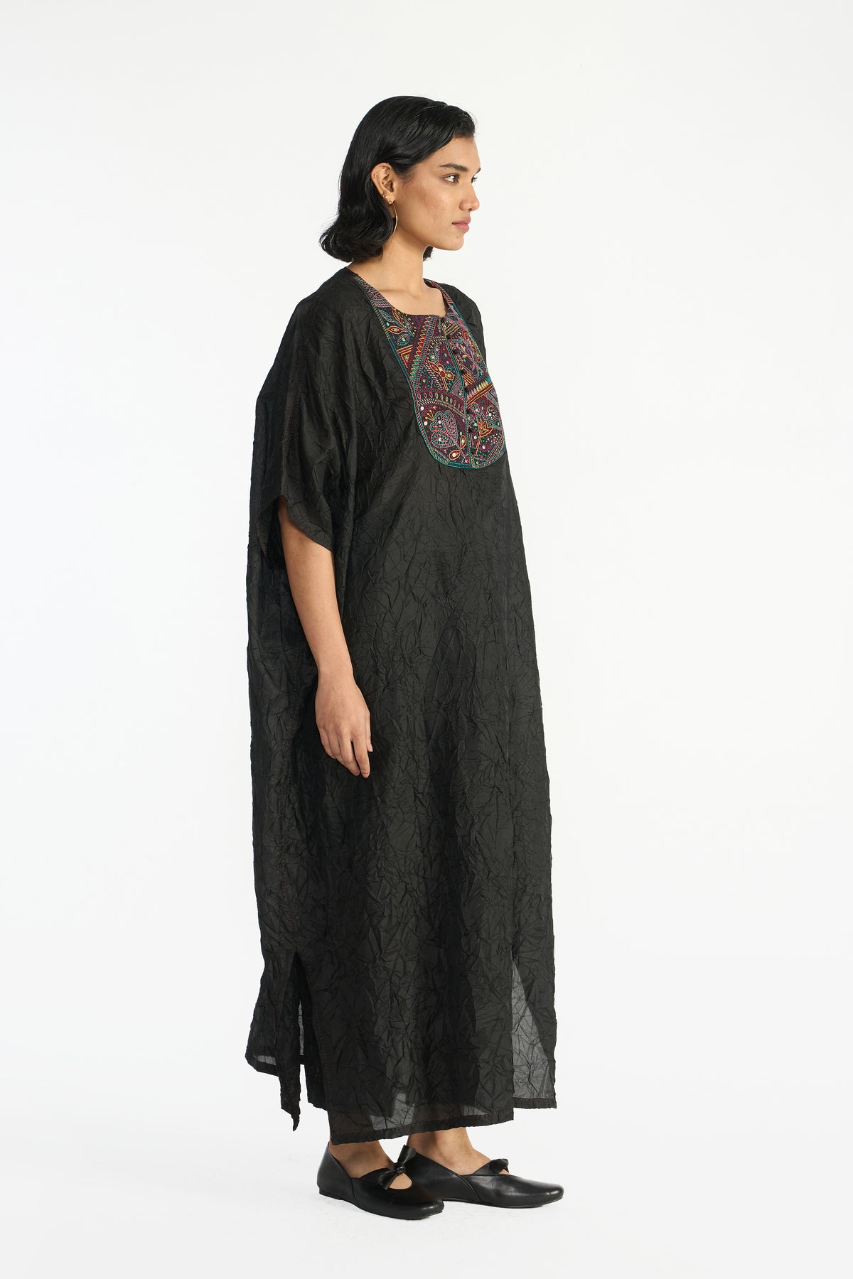 Veronia Embroidered Kaftan Dress