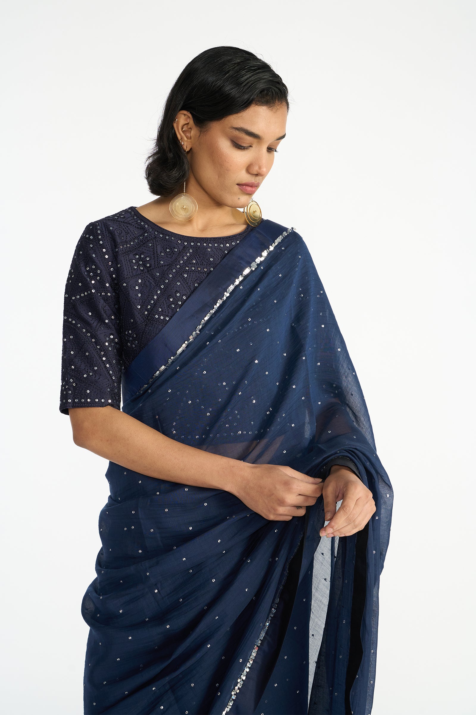 kianna sequin saree