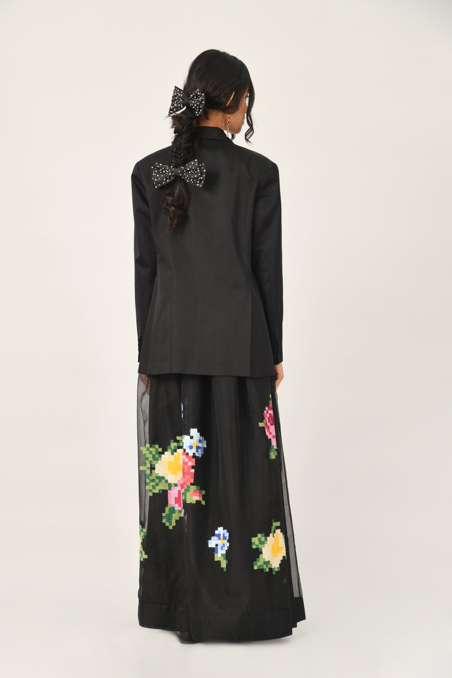 GERTRUDE DIGITAL EMBROIDERY SKIRT