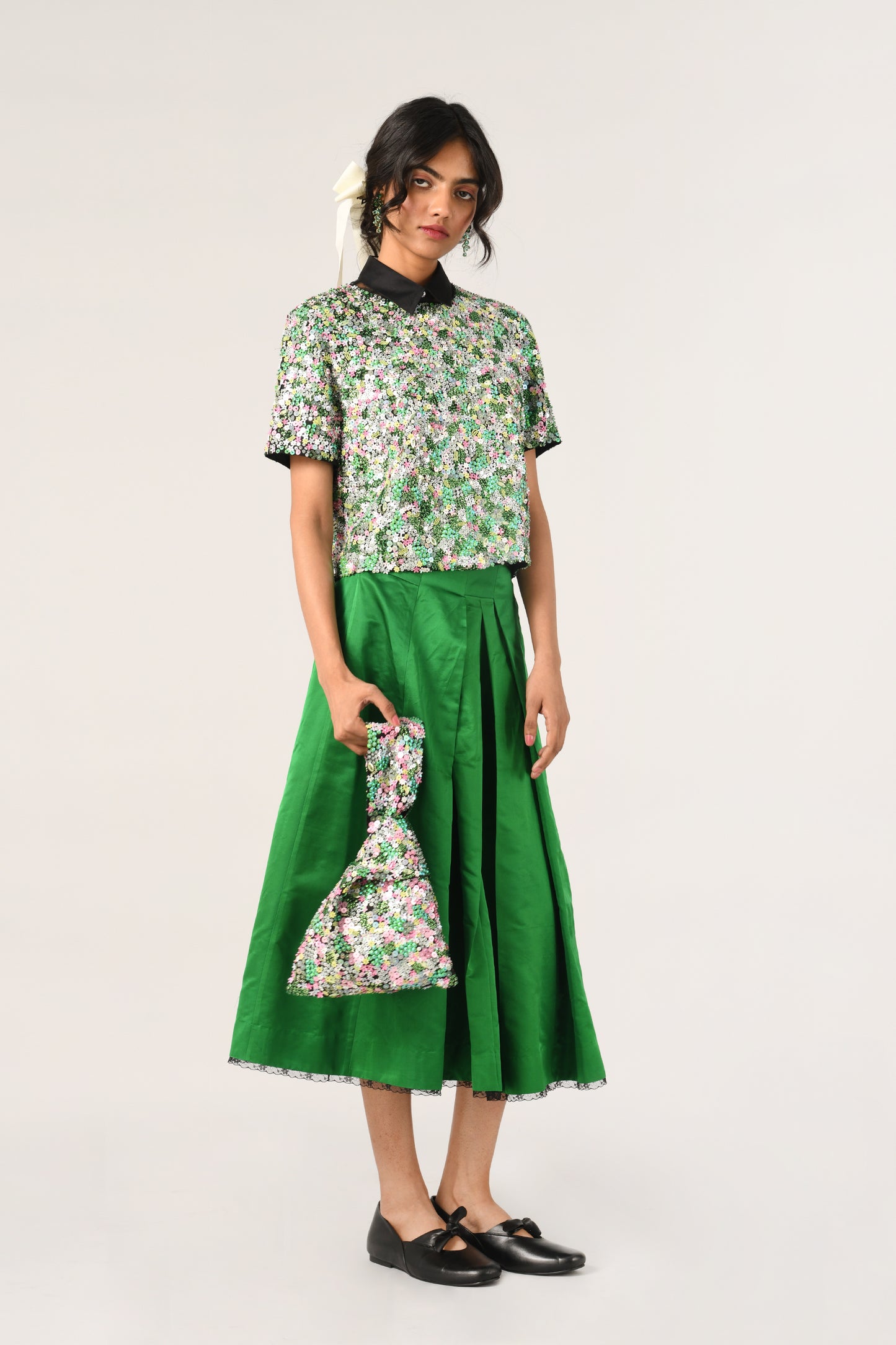 RUBIGINOSA PLEATED SKIRT
