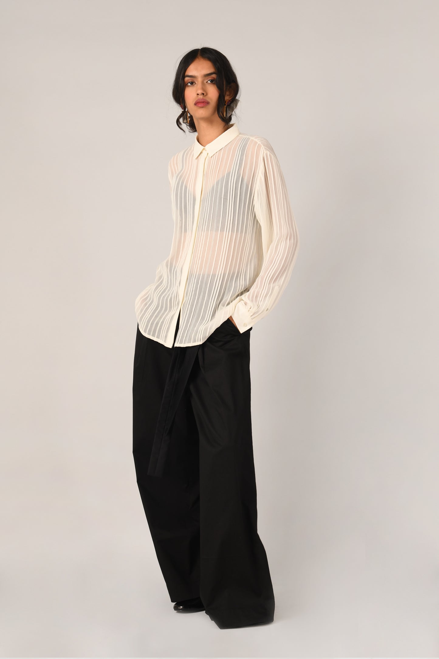 PINETORUM PLEATED SHIRT