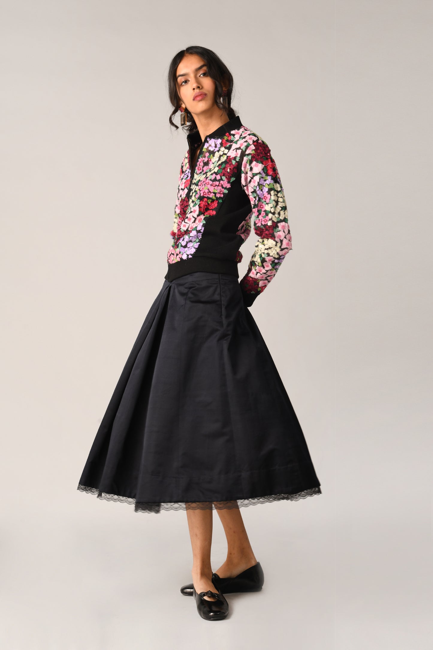 CANINA FLORAL ABSTRACT JACKET