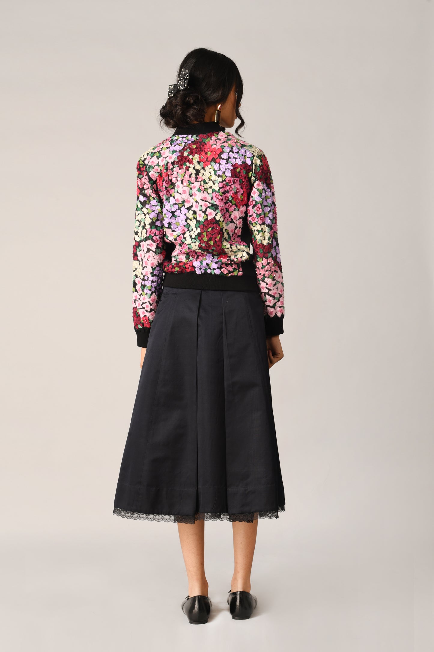 CANINA FLORAL ABSTRACT JACKET