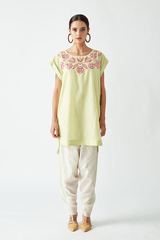 Rivetta Embroidered Top