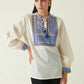 MOROTAI EMBROIDERED TOP