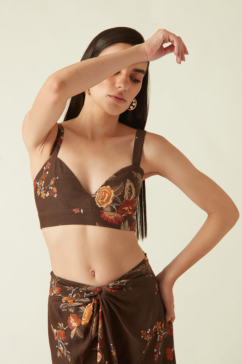 Kelimutu Printed Bralet