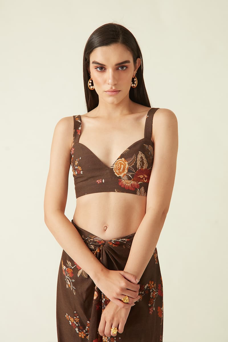 Kelimutu Printed Bralet