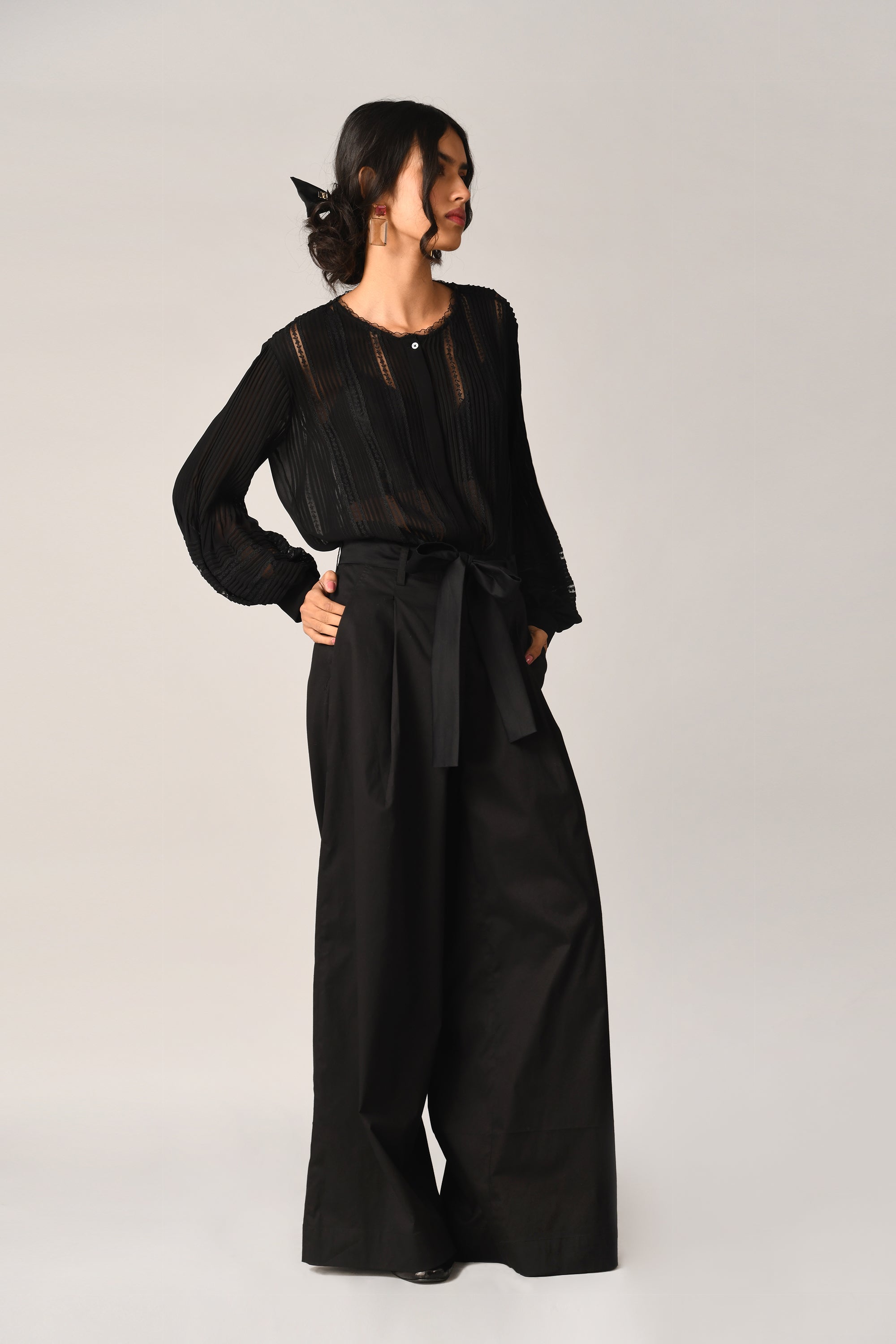 Boscobel Front Open Lace Top