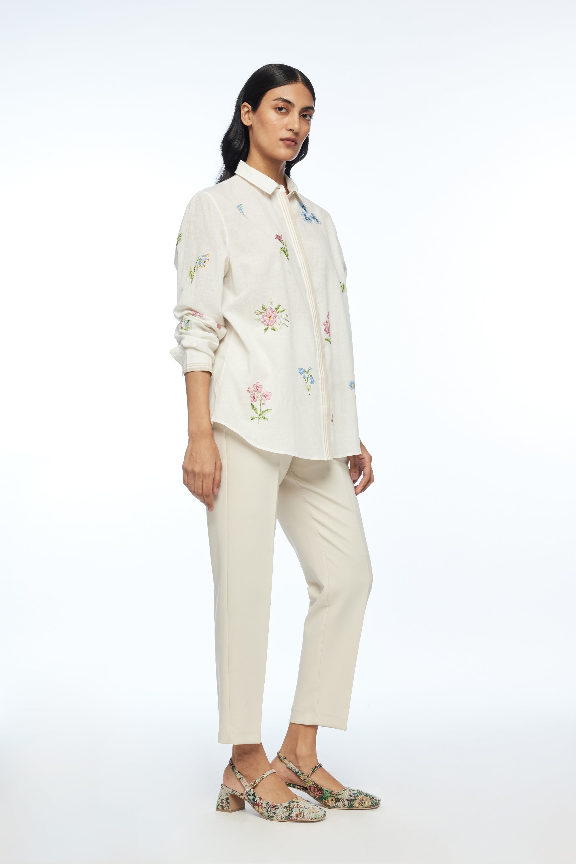 Glabrifolia Cross Stitch Shirt